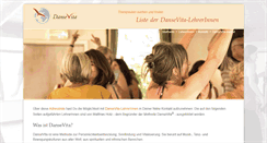 Desktop Screenshot of lehrerinnen.dansevita.de